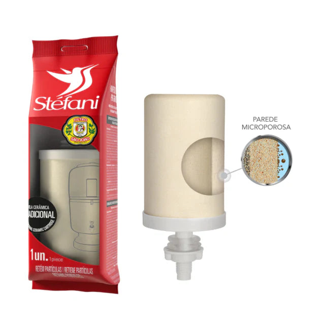 Filtro São João - 10 litros - 3 velas + 3 velas Tripla Ação - Imagem 3